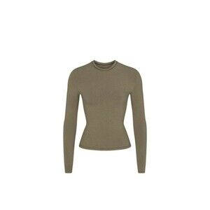 Skims Army Limited Edition Long Sleeve T-shirt NWT XS